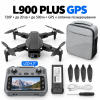 Квадрокоптер LYZRC L900 PLUS з LCD-екраном 4.3", GPS з камерою 720P Brushless дрон з пультом  Optical Flow, автоповернення, до 500