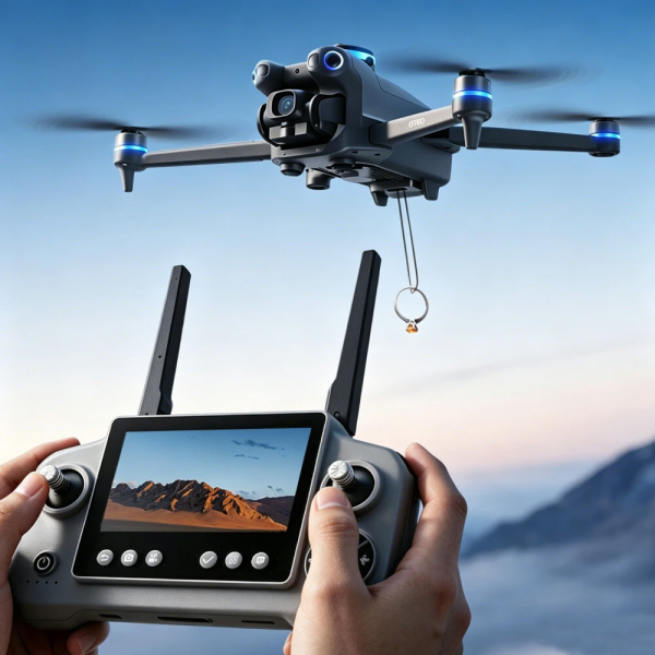 Квадрокоптер LSRC GT60 GPS з камерою 720P Brushless дрон з екраном 4.3", Optical Flow, уникнення перешкод, автоповернення до 500 м