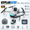 Квадрокоптер KFPLAN KF107 4K GPS складаний дрон з камерою, пультом з екраном, Optical Flow, автоповерненням, до 1.5 км, до 25 хв