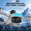 Квадрокоптер KFPLAN KF107 4K GPS складаний дрон з камерою, пультом з екраном, Optical Flow, автоповерненням, до 1.5 км, до 25 хв