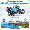 Квадрокоптер NO.812 з HD камерою — Brushless дрон Wi-Fi, оптична стабілізація, обхід перешкод, утримання висоти, захист пропелерів