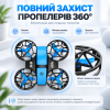 Квадрокоптер DWI 811 з камерою 4K HD — міні дрон Wi-Fi на пульті 2.4GHz, утримання висоти, 6-осьова стабілізація, захист пропелері