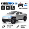 Радіокерована машинка Cybertruck 1:24, RC пікап на пульті 2.4GHz, металева модель авто, світло, звук