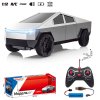 Радіокерована машинка Cybertruck 1:24, RC пікап на пульті 2.4GHz, металева модель авто, світло, звук