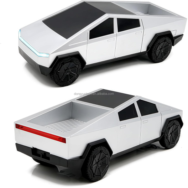 Радіокерована машинка Cybertruck 1:24, RC пікап на пульті 2.4GHz, металева модель авто, світло, звук