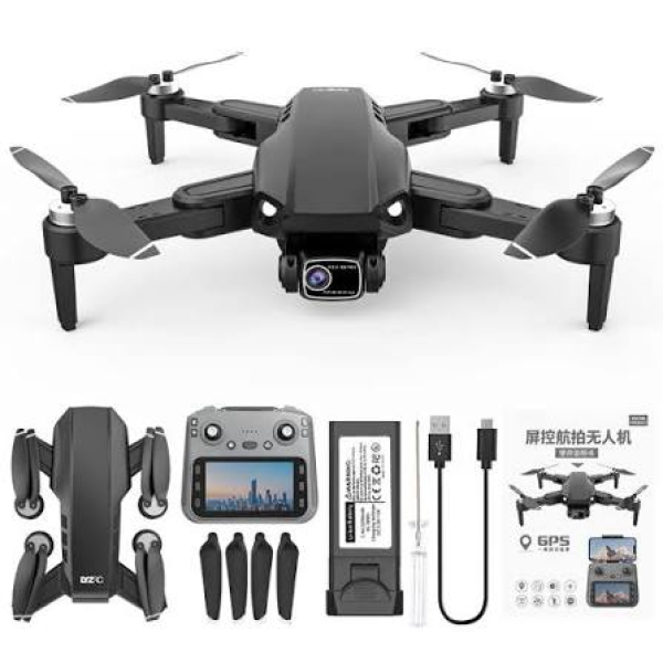 Квадрокоптер LYZRC L900 PLUS з LCD-екраном 4.3", GPS з камерою 720P Brushless дрон з пультом  Optical Flow, до 500 2 АКБ