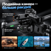 Квадрокоптер RG808 PRO з камерою 720P GPS Brushless дрон, 3-осьовий підвіс EIS, пульт з екраном 4.3″, Optical Flow, обхід перешкод