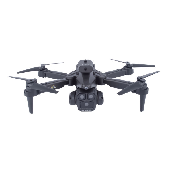 Квадрокоптер K10 Max дрон з трьома камерами 4K, HD, WIFI, польоту до 20 хв. + кейс