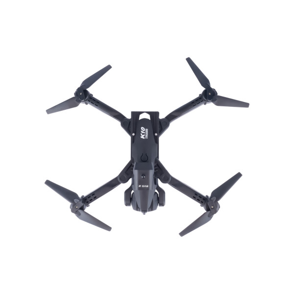 Квадрокоптер K10 Max дрон з трьома камерами 4K, HD, WIFI, польоту до 20 хв. + кейс