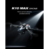 Квадрокоптер K10 Max дрон з трьома камерами 4K, HD, WIFI, польоту до 20 хв. + кейс