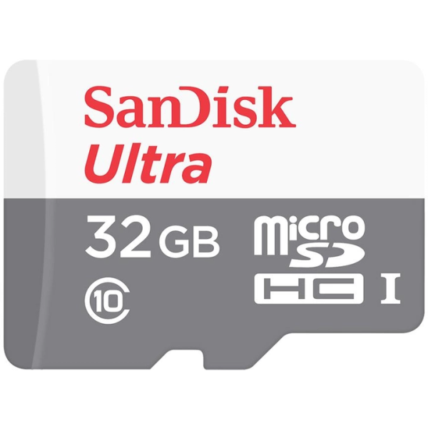 Карта памяти SanDisk 32GB microSD class 10 Ultra Light